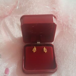 22 karat real gold earrings